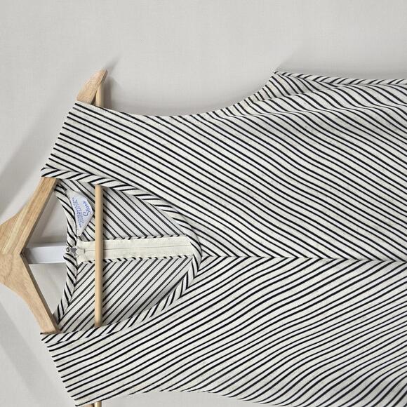 Vintage Sears‎ Striped Sleeveless Dress - Picture 2 of 6